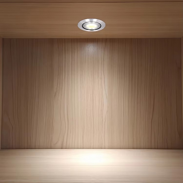 Commercial IP65 Smart Cabinet Dimmable Mini LED Jewelry Showcase Recessed Downlight