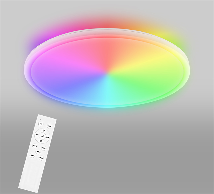 Ultra Thin Smart RGB Commercial Home Decoration Led Ceiling Light